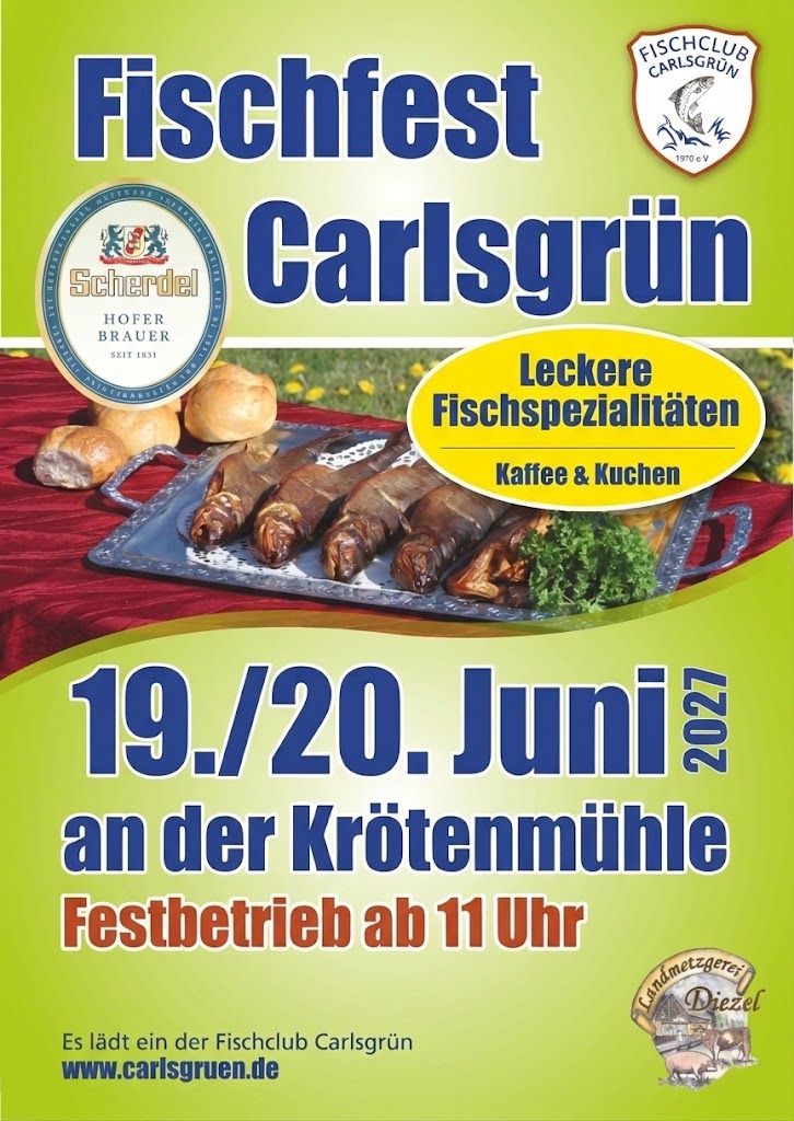 Fischfest Plakat 19. und 20. Juni 2027