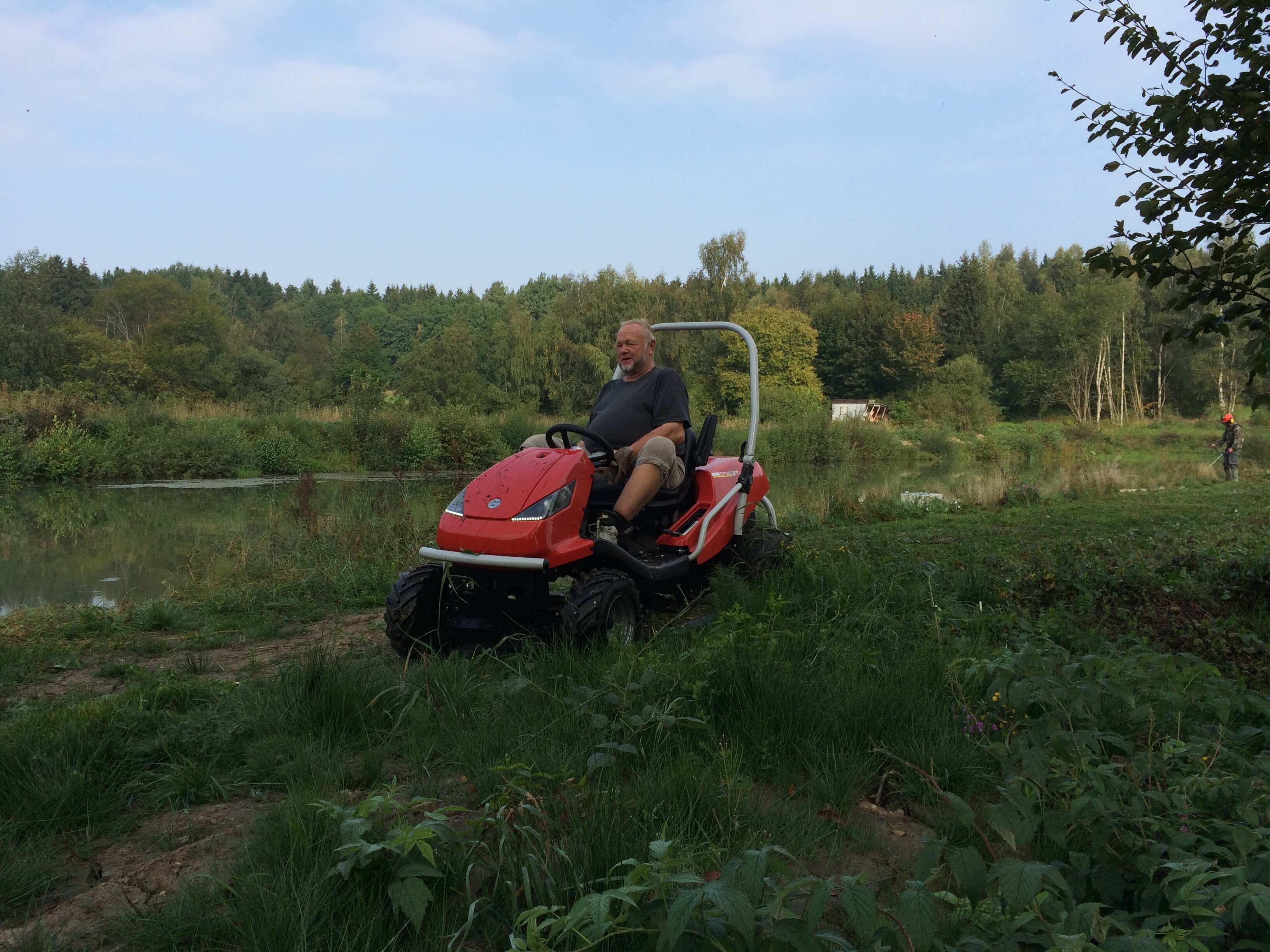 Traktor im Einsatz